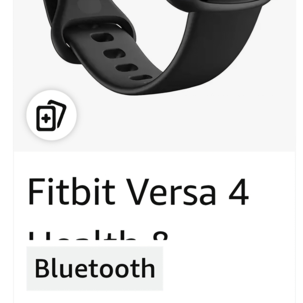 Fitbit Versa 4 Black Smartwatch with Advanced Fitness Features